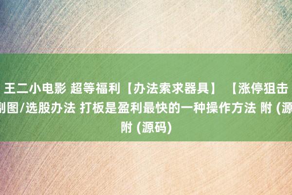 王二小电影 超等福利【办法索求器具】 【涨停狙击】副图/选股办法 打板是盈利最快的一种操作方法 附 (源码)