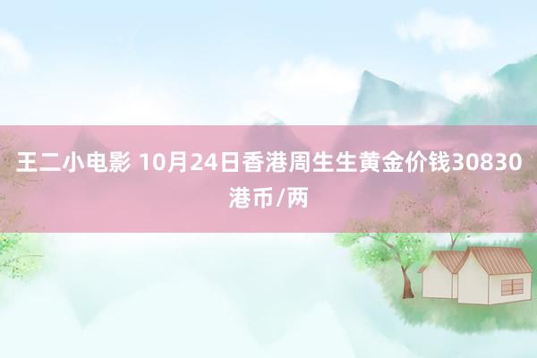 王二小电影 10月24日香港周生生黄金价钱30830港币/两