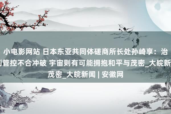 小电影网站 日本东亚共同体磋商所长处孙崎享：治服和平原则管控不合冲破 宇宙则有可能拥抱和平与茂密_大皖新闻 | 安徽网