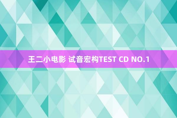 王二小电影 试音宏构TEST CD NO.1