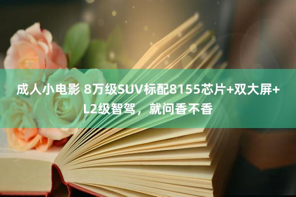 成人小电影 8万级SUV标配8155芯片+双大屏+L2级智驾，就问香不香