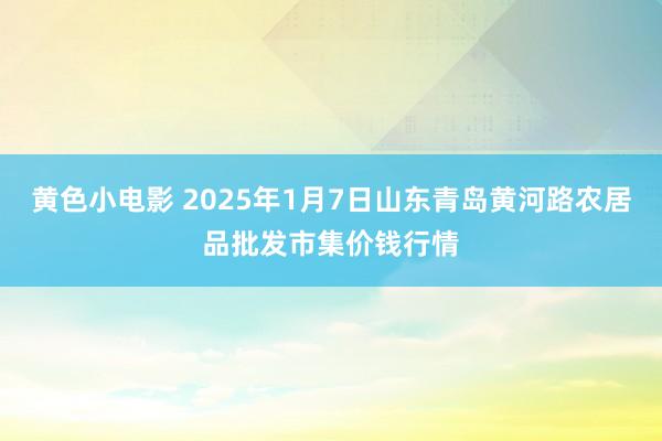 黄色小电影 2025年1月7日山东青岛黄河路农居品批发市集价钱行情