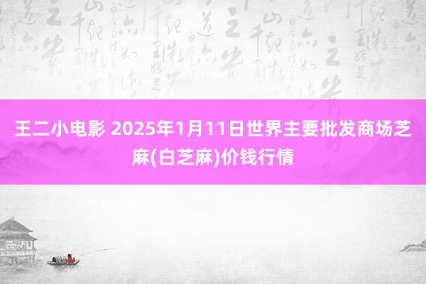 王二小电影 2025年1月11日世界主要批发商场芝麻(白芝麻)价钱行情